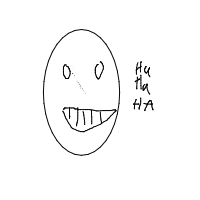 laughing drawing by daniel325 in Artbitrator