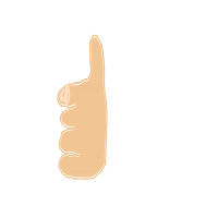 thumbs up drawing by daniel325 in Artbitrator