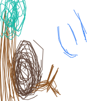 bird building nest drawing by avamarie in Artbitrator