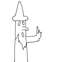 wizard casting spell drawing by kroket in Artbitrator