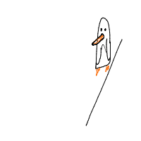 penguin sliding drawing by kroket in Artbitrator