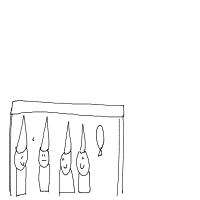 surprise party drawing by kroket in Artbitrator