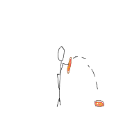 throwing food drawing by sanevamp67 in Artbitrator