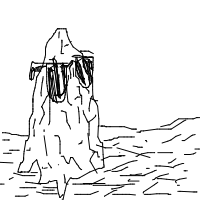 rock with sunglasses drawing by theequalizer in Artbitrator