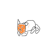 sleeping cat drawing by temtem in Artbitrator