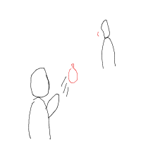 water balloon battle drawing by razor_lupical in Artbitrator