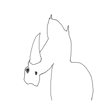 rhino drawing by kroket in Artbitrator