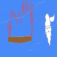 viking funeral drawing by kroket in Artbitrator