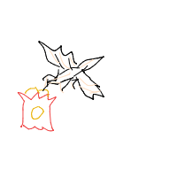 seagull stealing chips drawing by guest-zrgbsri3f in Artbitrator