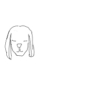 sleepy dog drawing by hollow_purple in Artbitrator