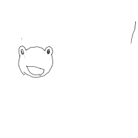 happy frog drawing by hollow_purple in Artbitrator