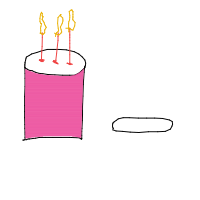 piece of cake drawing by aevren in Artbitrator