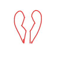 broken heart drawing by anonymoosse679 in Artbitrator