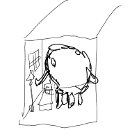 elephant in room drawing by anonymoosse679 in Artbitrator