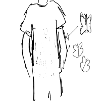 butterflies in stomach drawing by anonymoosse679 in Artbitrator