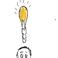 light bulb moment drawing by anonymoosse679 in Artbitrator