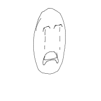 crying face drawing by ejjjj in Artbitrator
