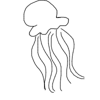 jellyfish drawing by amythebagel in Artbitrator