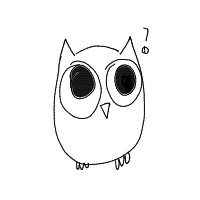 confused owl drawing by jandreaxx in Artbitrator