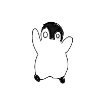 excited penguin drawing by jandreaxx in Artbitrator