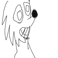 sonic drawing by pppppp in Artbitrator