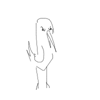 angry bird drawing by ratatping in Artbitrator
