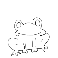 happy frog drawing by ratatping in Artbitrator