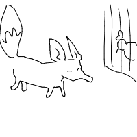sneaky fox drawing by ratatping in Artbitrator