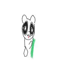 panda eating bamboo drawing by lemonlime in Artbitrator