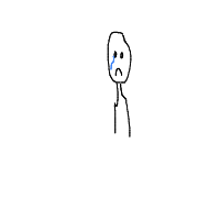 sad face drawing by drawingqueen in Artbitrator