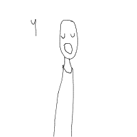 yawning drawing by drawingqueen in Artbitrator
