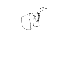 sleeping drawing by drawingqueen in Artbitrator