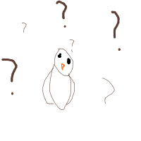 confused owl drawing by cleverpenguin14 in Artbitrator
