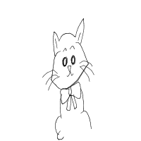 cat with tie drawing by itz_me_zaiiinyy in Artbitrator