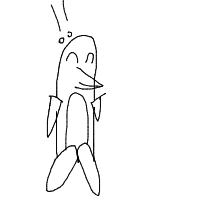 excited penguin drawing by omar1 in Artbitrator