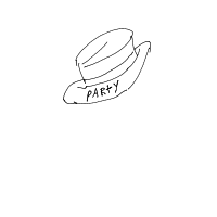 party hat drawing by oryx in Artbitrator