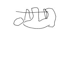 sloth hanging drawing by tesst in Artbitrator