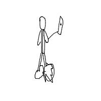 bigfoot taking selfie drawing by art_gurl21 in Artbitrator