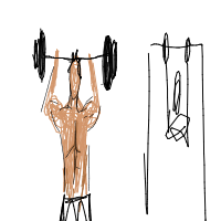 training montage drawing by miranda in Artbitrator