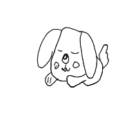 sleepy dog drawing by rana66 in Artbitrator
