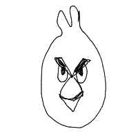 angry bird drawing by rana66 in Artbitrator