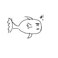 grumpy fish drawing by adzwinz123 in Artbitrator