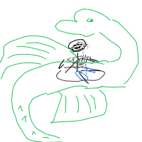 dragon rider drawing by lukamrk in Artbitrator