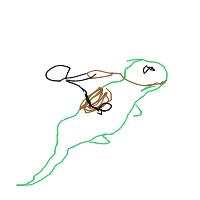 dragon rider drawing by leenaaa in Artbitrator
