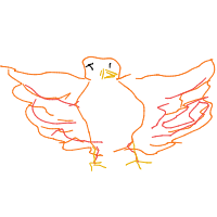 phoenix rising drawing by leenaaa in Artbitrator