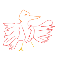 phoenix rising drawing by lukamrk in Artbitrator