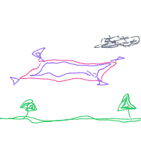 magic carpet ride drawing by leenaaa in Artbitrator