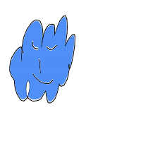 cloud with face drawing by husband_of_nlinh in Artbitrator