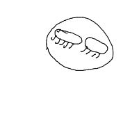 sleeping face drawing by yourcousin in Artbitrator