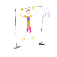 training montage drawing by yourcousin in Artbitrator